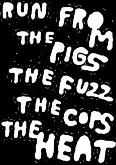 Marx_RunFromThePigsTheFuzzTheCopyTheHeat_200x140_AcrylOnCanvas