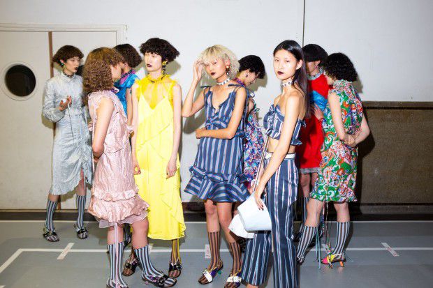 KENZO SS18 Show backstage 1