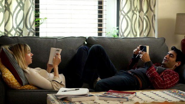 Zoe Kazan as "Emily" and Kumail Nanjiani as "Kumail" in THE BIG SICK