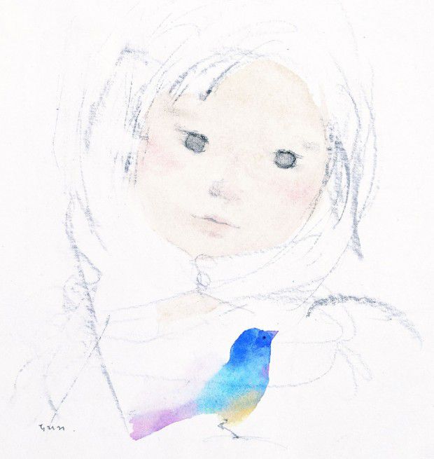 いわさきちひろ生誕100年「Life展」、大巻伸嗣とのコラボ『まなざしの