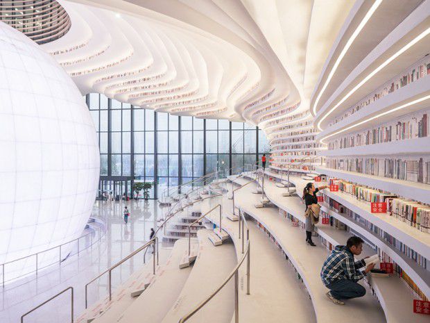 The-Most-Gorgeous-Libraries-In-The-World-China-Tianjin-Library-CREDIT-Ossip-van-Duivenbode-MVRDV-INSIDE
