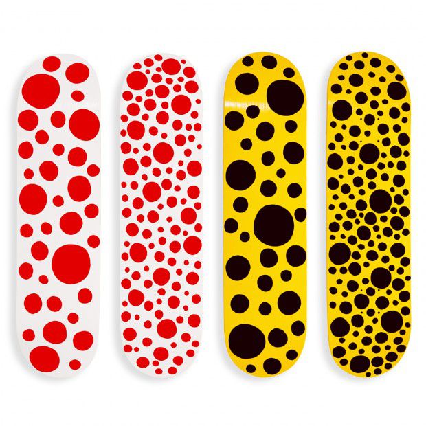 Kusama Dot Skateboard group