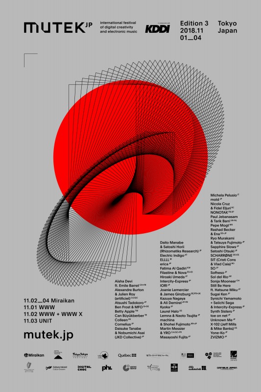 MUTEK.JP2018 poster