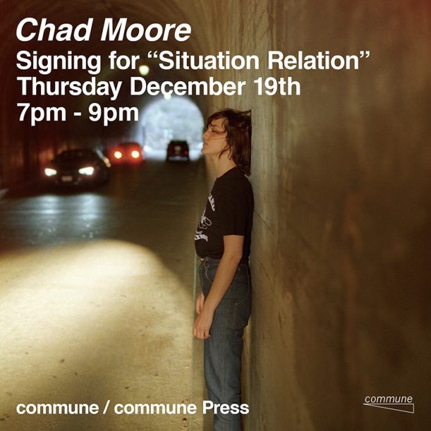 写真家 Chad Mooreが緊急来日。photo book「Situation Relation」の ...