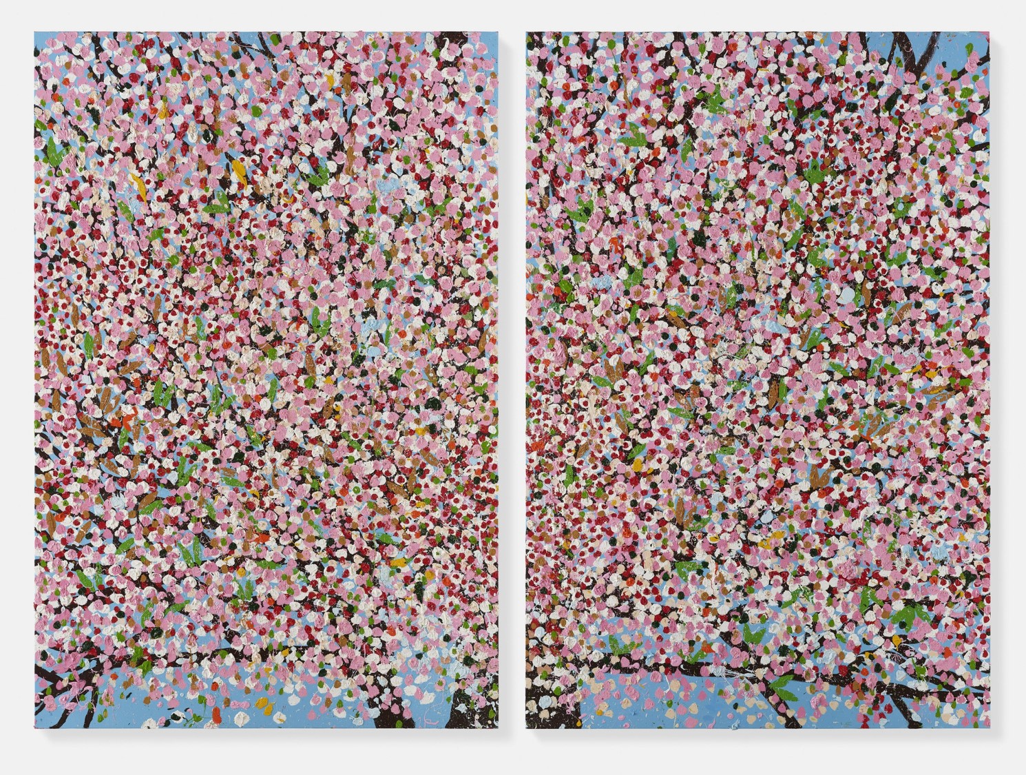 カルティエ現代美術財団、ダミアン・ハースト『Cherry Blossoms』の 