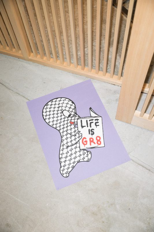 Gucci Ghostとして知られるTrevor AndrewとGR8 の コラボ企画「LIFE IS 