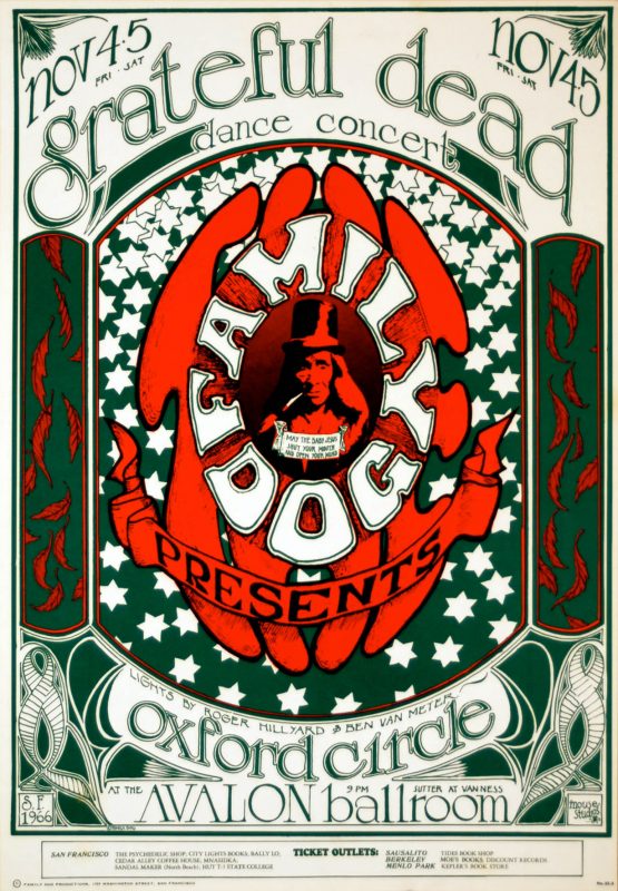 FAMILY DOG」や「Bill Graham」シリーズを中心にした貴重な60's